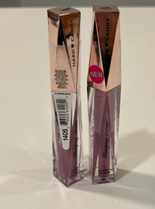 2PK HARD CANDY PLUMPING SERUM LIP GLOSS #1405 GALLERY GIRL .12 FL.OZ EA SEALED