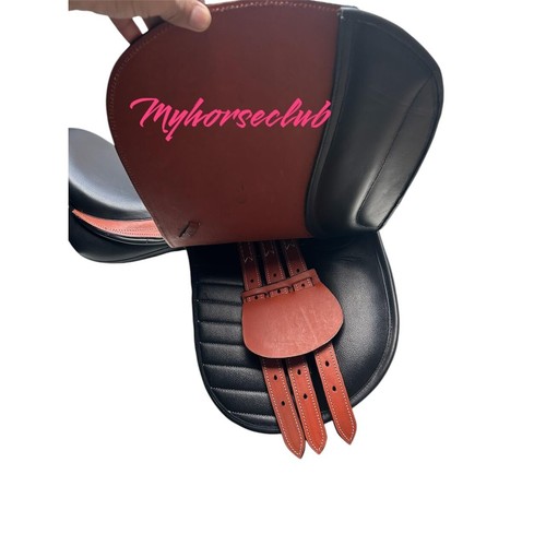 Dressage Horse Saddle Black  Colour Premium Quality Leather  18"inch /All Size - Bild 4 von 6