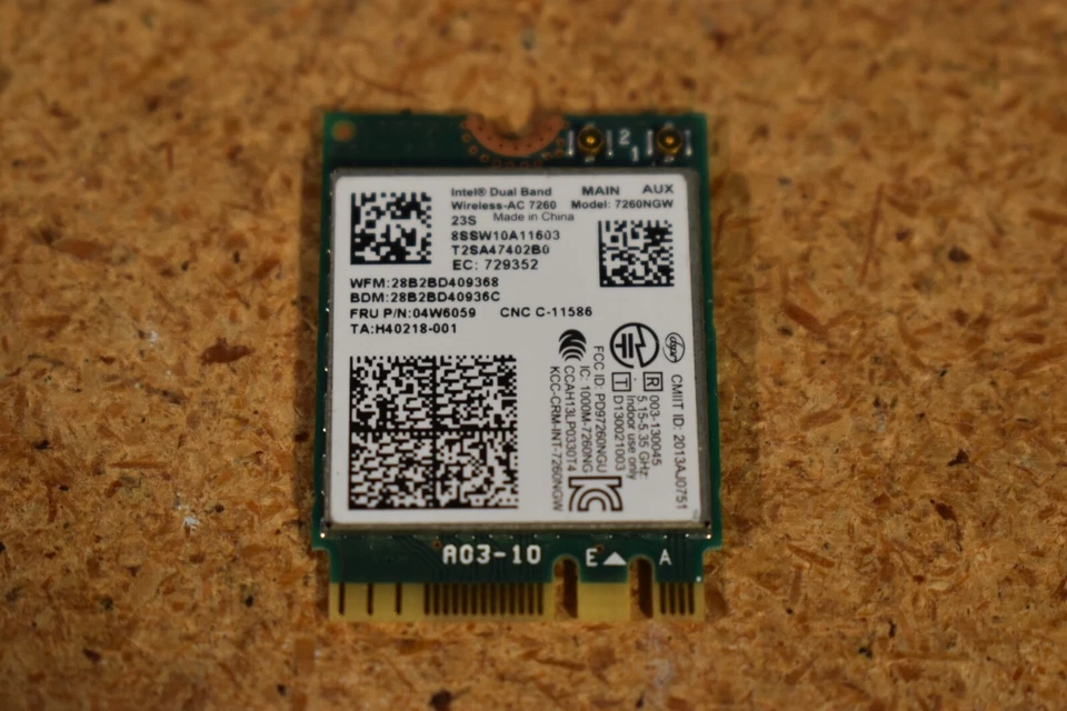 Lenovo Thinkpad T540p T540 W540 W541 WiFi Wireless Card 04X6082 04W6059 7260NGW - Image 2 of 4