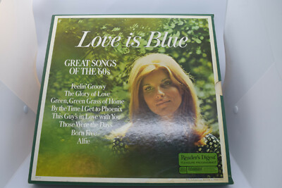 1970 Reader's Digest Love is Blue C-VG+-LP-NM 4 Record/LP Box Set