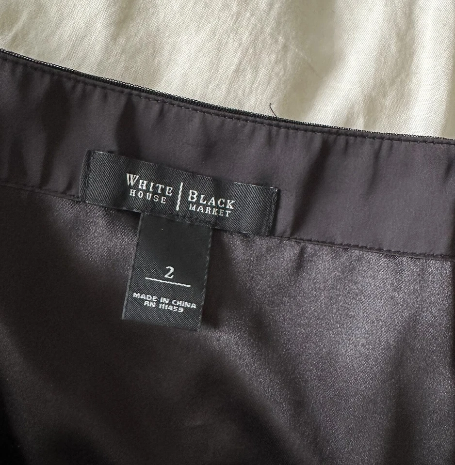 Mini Vestido Negro Adornado Black House White Market Talla US 2 Foto 4 de 4