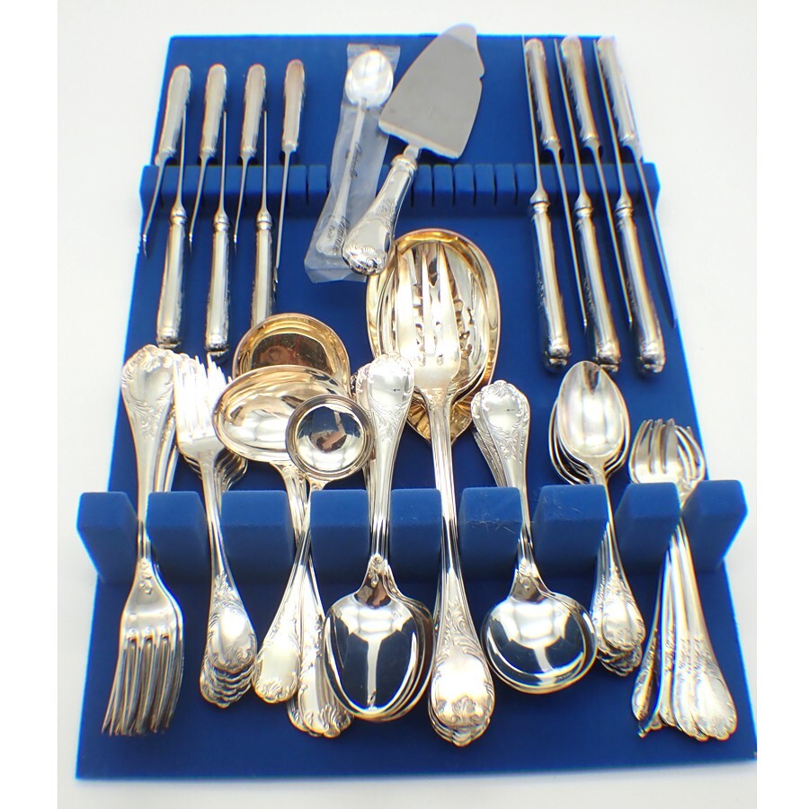 Marly 59 Piece Flatware Set Christofle Silverplate France | eBay
