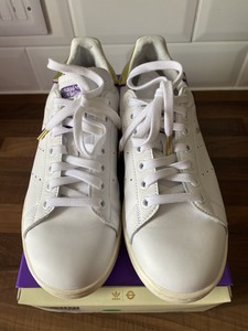 adidas stan smith off white purple