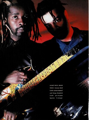 VERNON REID & DOUG WIMBISH of LIVING COLOUR - Music Print Ad Photo - 1993