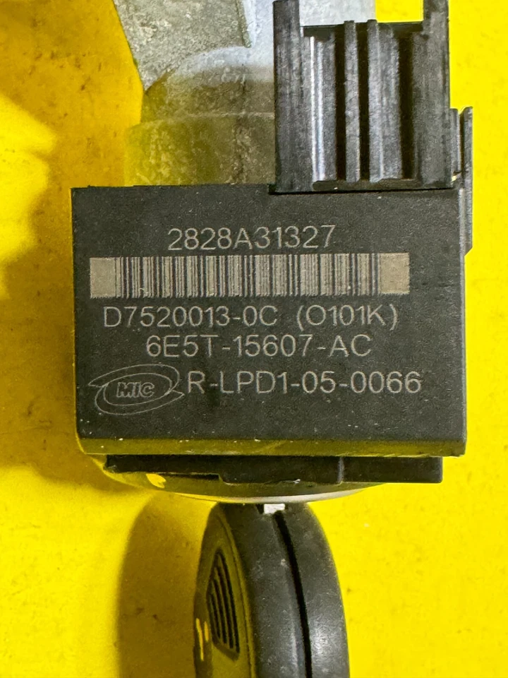 2007-2010 年林肯 MKZ IGNITION 锁带钥匙和 IMMOBILIZER 原始设备制造商 6E5T-15607-AC — 第 4/4 张图片