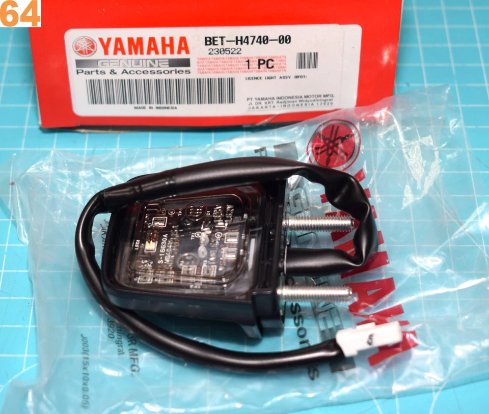 éclairage de plaque arrière YAMAHA NEO'S ELECTRIQUE 2022 réf.BET-H4740-00 neuf - Photo 1/1