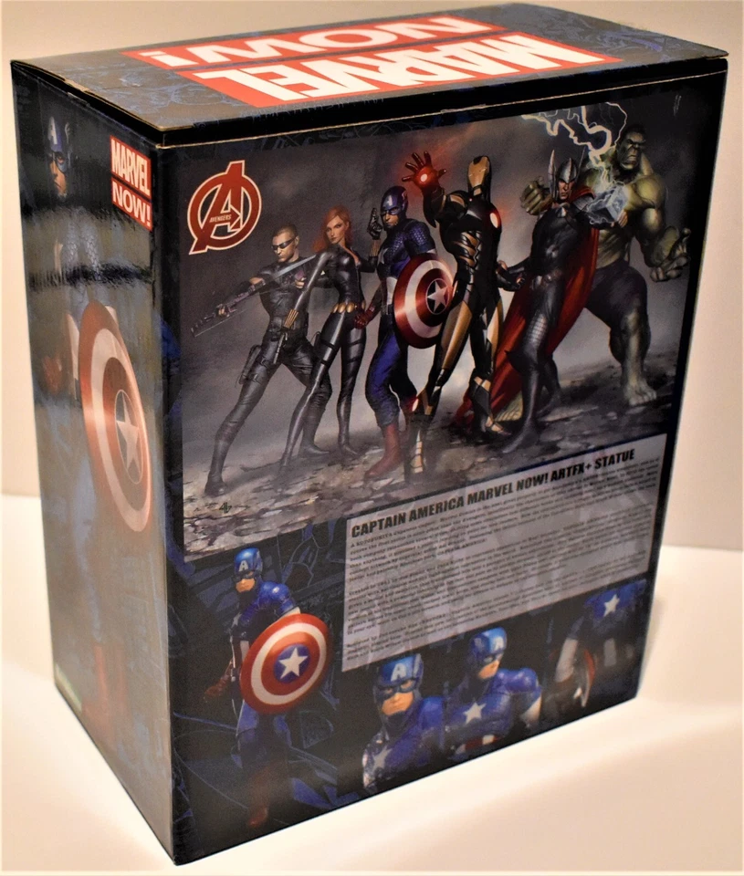 CAPTAIN AMERICA MARVEL NOW KOTOBUKIYA ARTFX+ 1/10 SCALE STATUE - Image 2 of 4