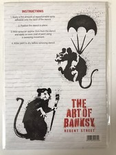 Banksy Rat Stencils & 6 Cards from Banksy London Exhibition 2023 Rare