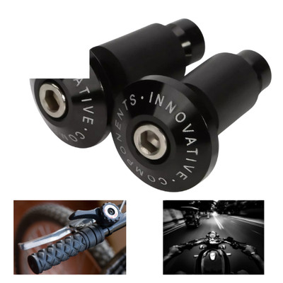 CICMOD BRAUTO 2 X Motorrad UNIVERSAL Lenkerenden 22Mm CNC Aluminum Schwarz
