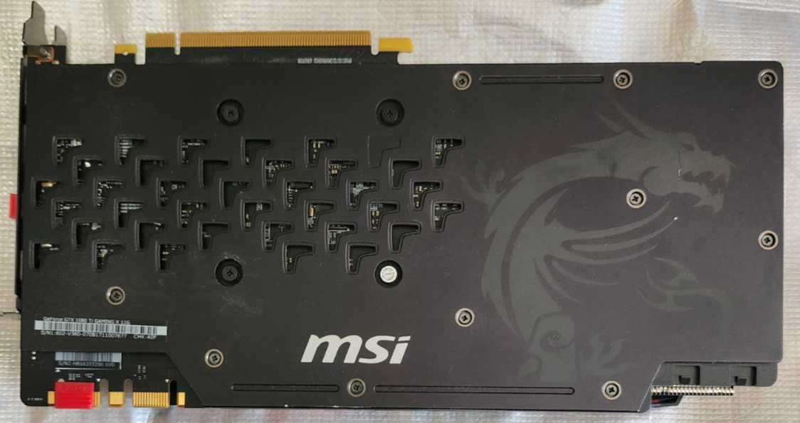 MSI GEFORCE GTX 1080 TI GAMING X 11G | eBay