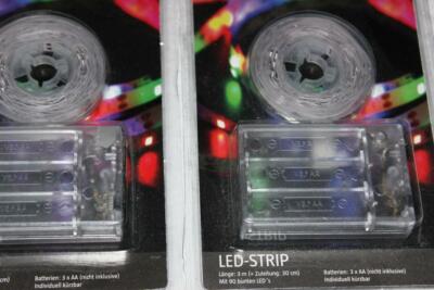 2x Brema LED Strip 3m + Zuleitung individuell kürzbar je 90 bunte LEDs