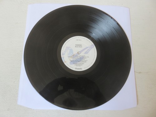 RAMONES Brain Drain CHRYSALIS ORIGINAL 1989 UK 1ST PRESSING VINYL LP CHR1725 - Picture 10 of 15