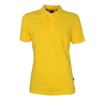 BOSS Poloshirt aus Bio-Baumwolle mit gesticktem Logo 50468301 Pallas Gelb