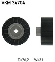SKF VKM 34704 Umlenk-/FüHrungsrolle, Keilrippenriemen FüR Ford