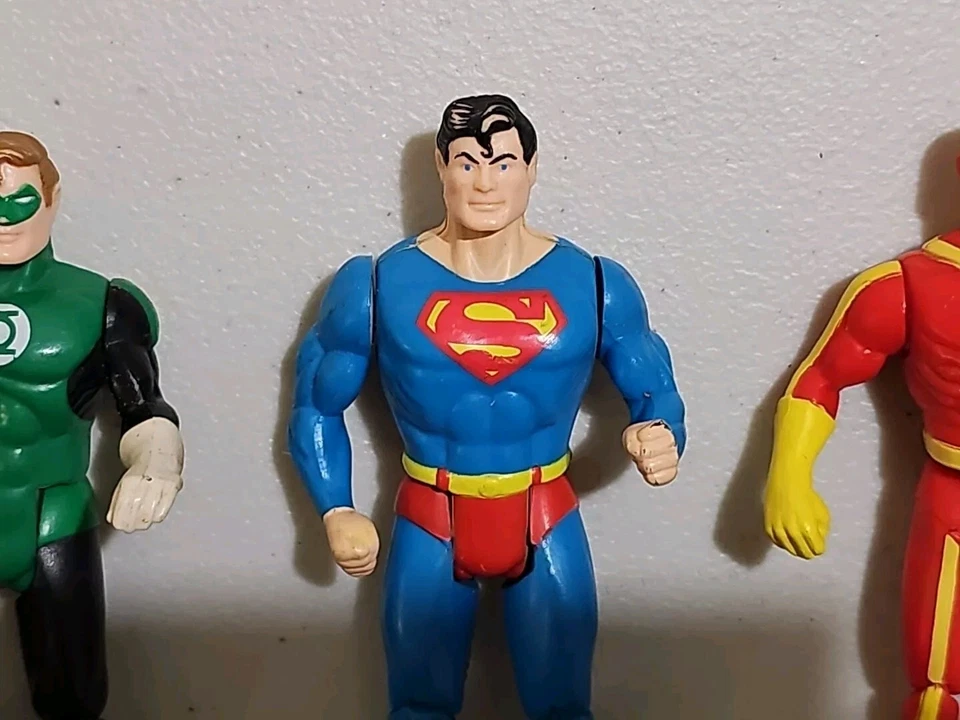 LOTE Vintage 1984 Green LANTERN, Super Man, Red Tornado Kenner DC Action FiguresS - Imagem 4 de 4