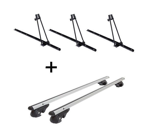 3X FahrradträGer Orion+DachträGer VDP004 L FüR FüR Audi A4 Avant 8E/B7 04-'08-image