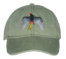 Turkey Vulture Embroidered Cotton Cap NEW Hat Bird Buzzard Ornithology