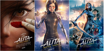 Alita Battle Angel Movie Poster Rosa Salazar 2019 Art Print 14×21 27×40/" 32×48/"