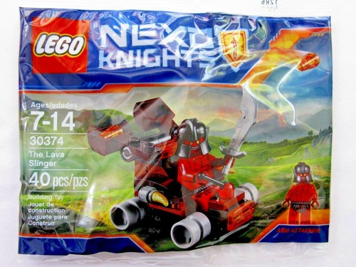 LEGO NEXO KNIGHTS~THE LAVA SLINGER 30374~BORSA IN POLIGONO NUOVA SIGILLATA RITIRATA - Foto 2 di 5