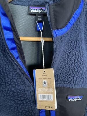 Patagonia Men's Classic Retro-X Fleece Jacket in Navy Blue - XXS