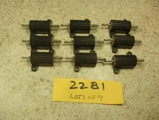 Lot of (9) Sage 3010M .3 Ohm 3% 10 Watt - Power Resistor - New!