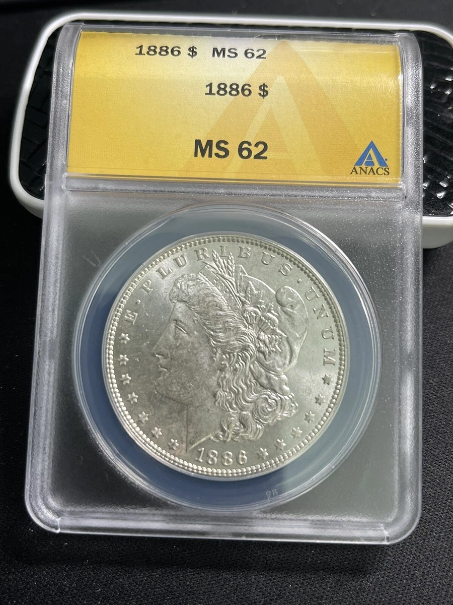 MS 62 Graded 1886 Year Morgan US Dollars (1878-1921) for sale | eBay