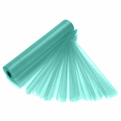 25M x 29CM Rollo de Organza Tela Transparente Boda Fiesta Silla Faja Arcos Mesa Corredor - Imagen 134 de 140