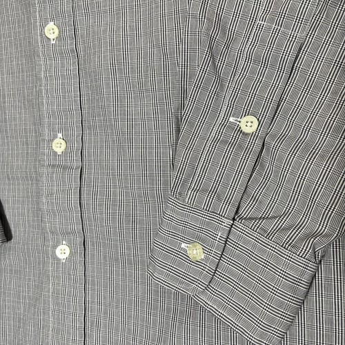 Polo Golf Ralph Lauren Men's Medium Long Sleeve Button Up Shirt Plaid Gray - Picture 4 of 10