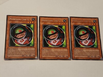 Yu-Gi-Oh TCG Morphing Jar #2 Pharaoh's Servant PSV-040 Unlimited Rare x3 YuGiOh