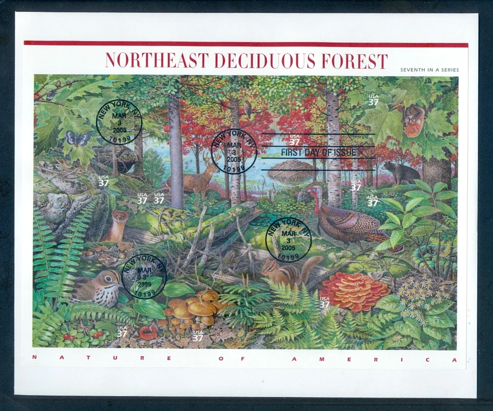 US  3802,3831,3899,4352 Pacific Coral, Forest, Great Lakes, Arctic, Set/4 FDC - Image 4 of 4