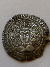 Henry vi hammered silver Pinecone Mascle issue Groat Calais mint S1875
