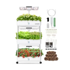 Ahopegarden Indoor Garden Hydroponics Growing System Kit: 66 Pods Plant Herb ...