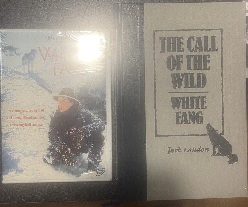 White Fang 1991 New Dvd And Hardcover Book Call Of The Wild / White Fang London