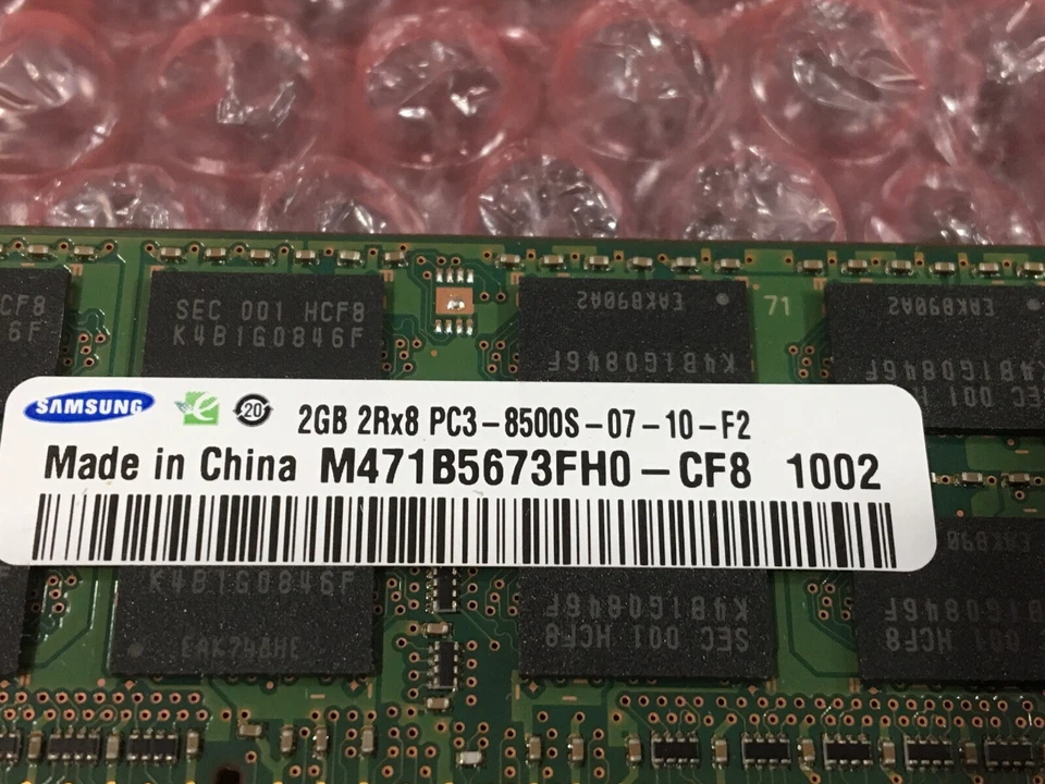 M471B5673FH0-CF8 Samsung 2GB 204p PC3-8500 128x8 DDR3-1066 2Rx8 1.5V SODIMM - Image 3 of 3