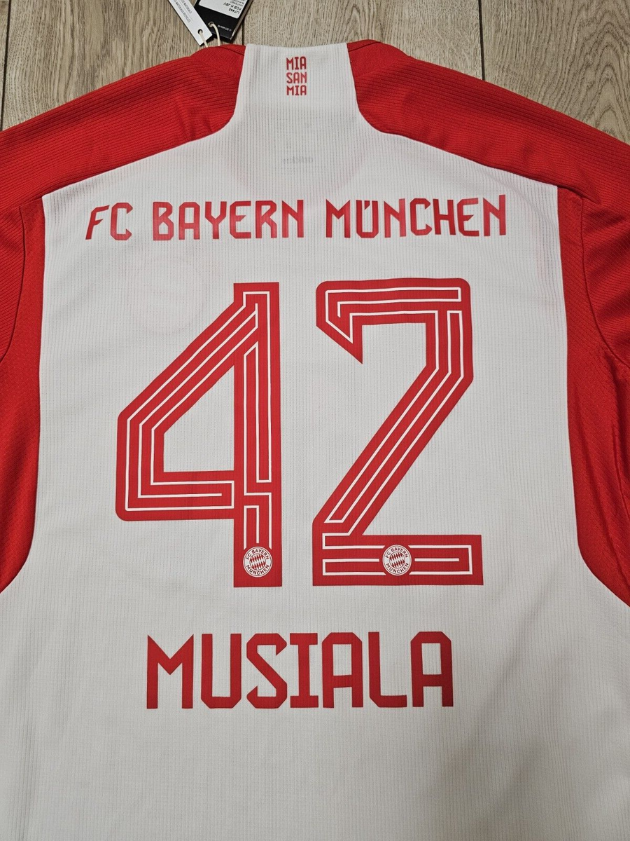 BAYERN MUNICH 2023 2024 HOME MUSIALA FOOTBALL SHIRT SOCCER JERSEY