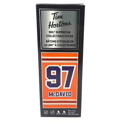 Connor McDavid Tim Hortons NHL Superstars Collectible Mini Hockey