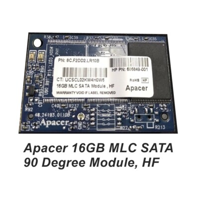 Apacer 16GB MLC SATA 90-Degree Module  for HP T5740e  8C.F2DD2.LR10B  686849-001