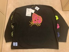 NWT 530 McQ Alexander McQueen Positively Earth Cotton Crewneck Sweater - Sz XL