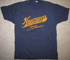 Vintage NEWMANNS AUTOMOTIVE PARTS & SERVICE Screen Stars T-SHIRT L Single Stitch