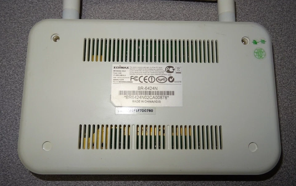 Edimax Wireless IEEE802.11 b/g/n Broadband Router BR-6424n - Image 4 of 4