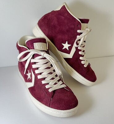 Converse Pro Leather Suede Mid Dark Sangria/Egret Fashion