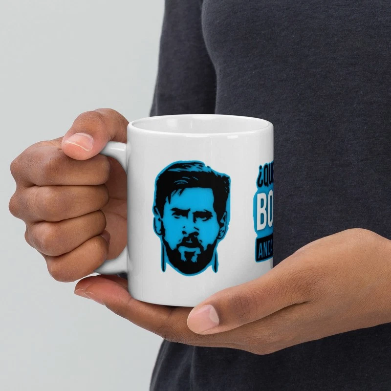 梅西马克杯 | 阿根廷卡塔尔 2022 | Messi Merch,Que Mira Bobo Anda Pa Alla Mug — 第 4/4 张图片