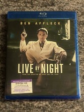 Live by Night Blu-ray, 2016 Ben Affleck, Elle Fanning Thriller NEW / SEALED