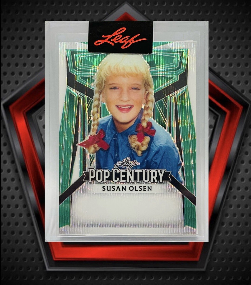 ポップセンチュリー　サイン　スーザンオル　ウェーブピンクブレイディバンチ Susan Olsen *1/1* 2023 Leaf Pop Century *Unsigned Proof* One
