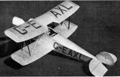 Avro 534C Racing Baby 13'' Wingspan RC Model Airplane Printed Plans & Templates