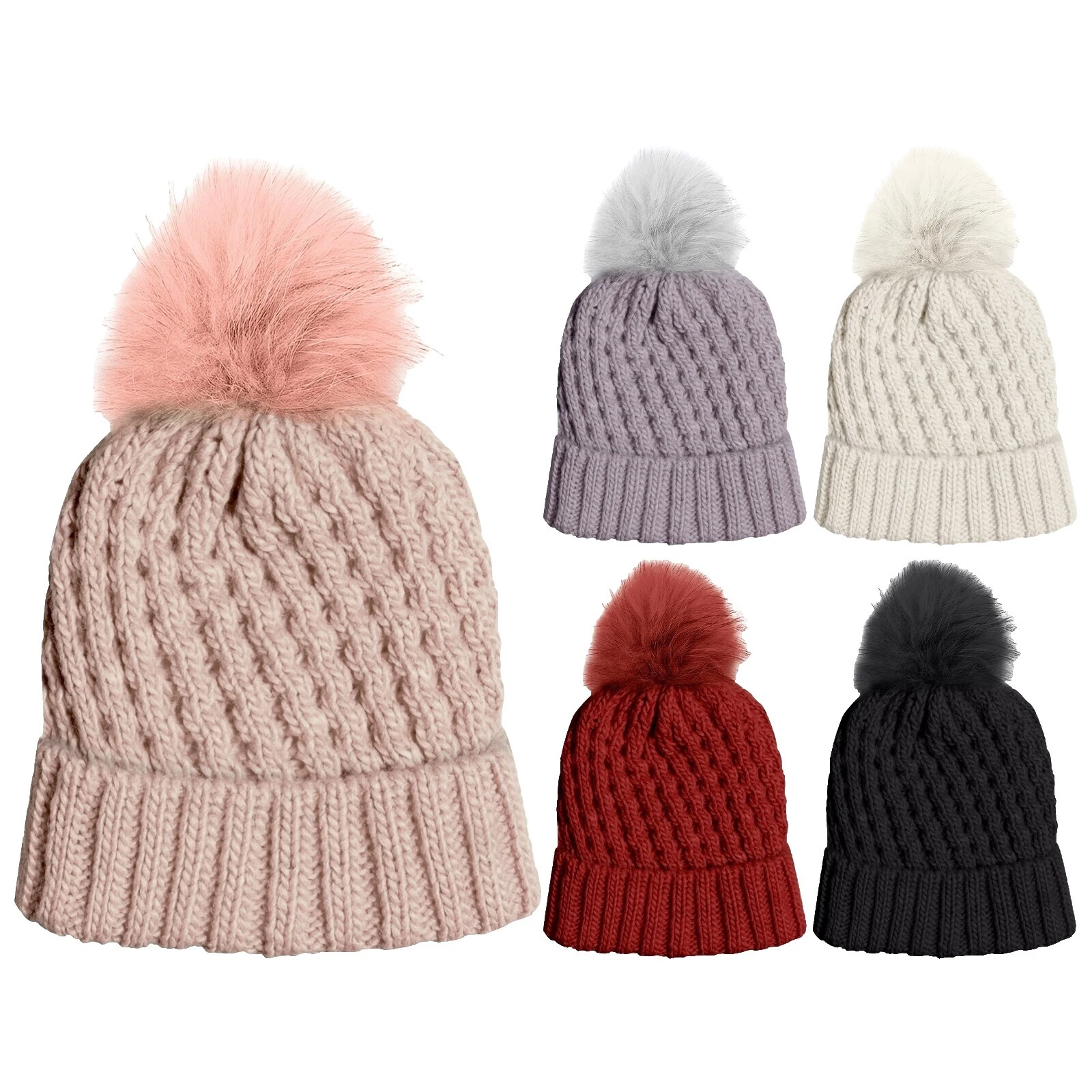 Beanie Hats Multicolor One Size for Women