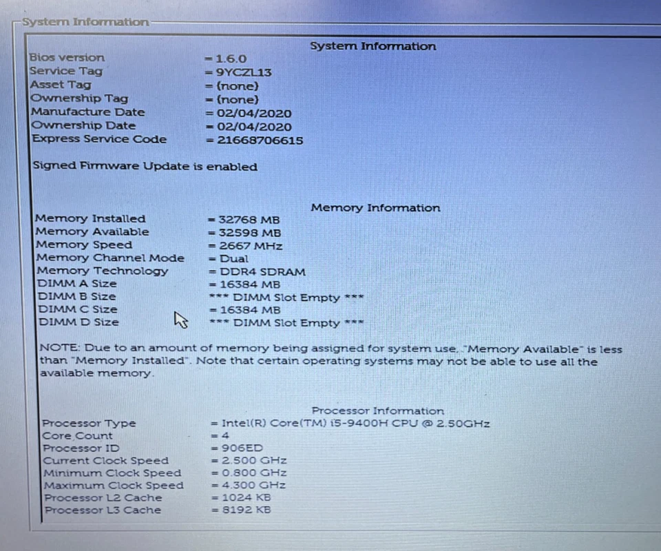 Dell Precision 7740 17.3" Laptop - i5-9400H - 32GB RAM - 1TB SSD (OFFERS OK) - Image 2 of 4