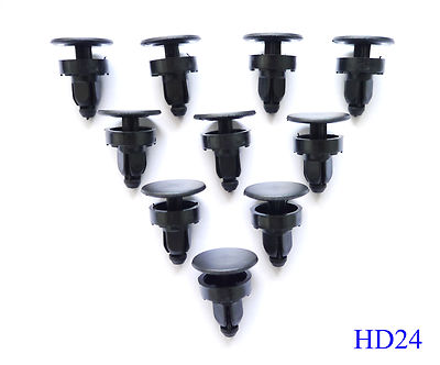 92-00 Honda Civic EG EH EJ EK EM CR-V Del Sol Odyssey Cowl panel lock clip 10x