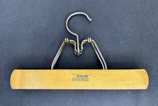 Vintage The Setwell Wooden Pants Skirt Clamp Hanger 10-1/4  