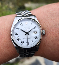 VINTAGE ROLEX DATEJUST 1601 CAL 1570 26 JEWELS AUTOMATIC MEN`S BUCKLEY WATCH